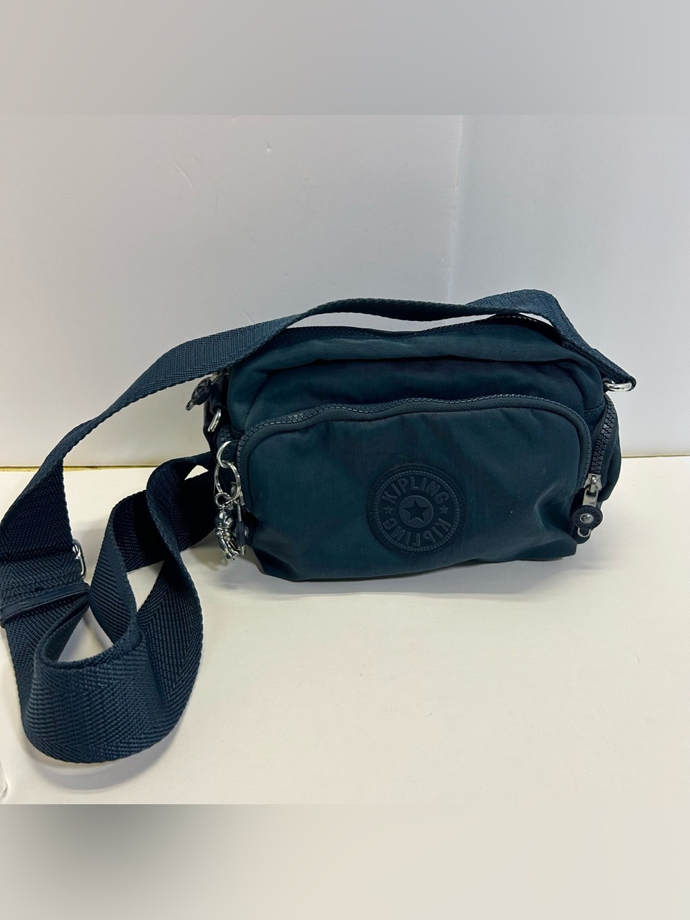 Kipling Jenera small Dark Navy Crossbody Shoulder Bag travel nylon